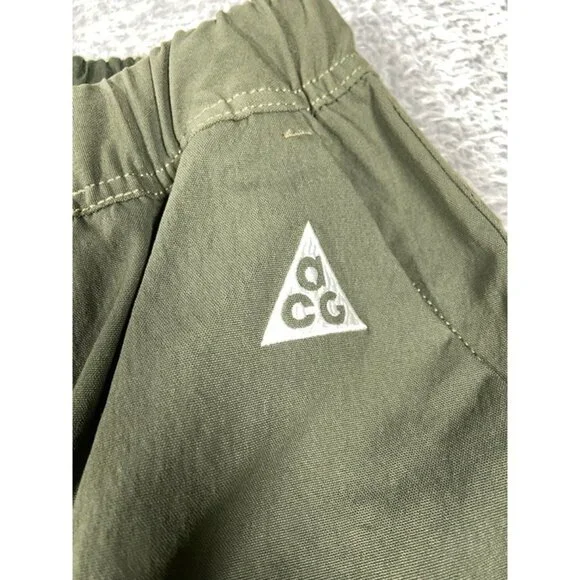 Nike ACG Smith Summit Convertible Cargo Pants SZ Small TALL Men Olive FN0428-355